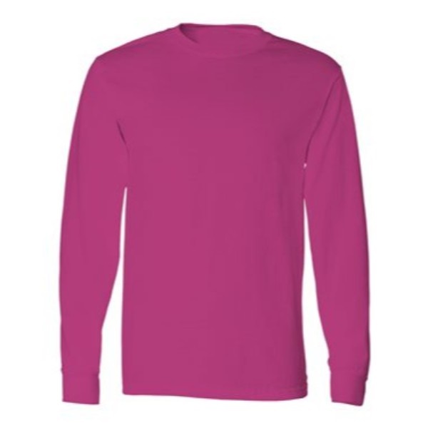 cyber pink long sleeves t shirt